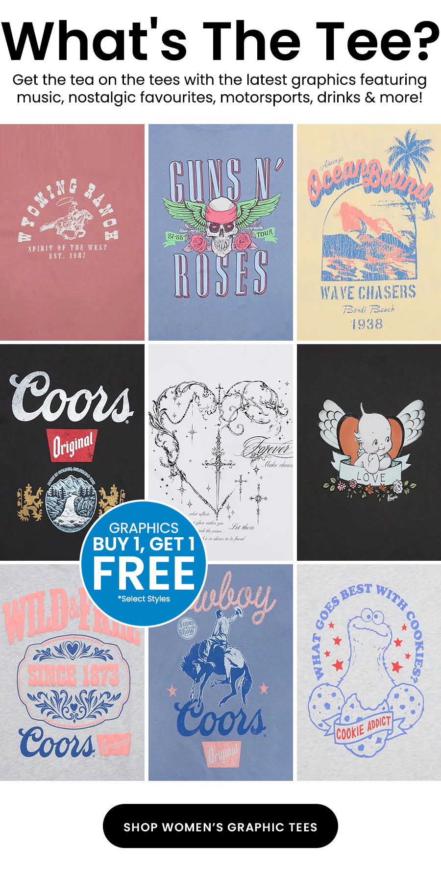 Womens graphic tees 