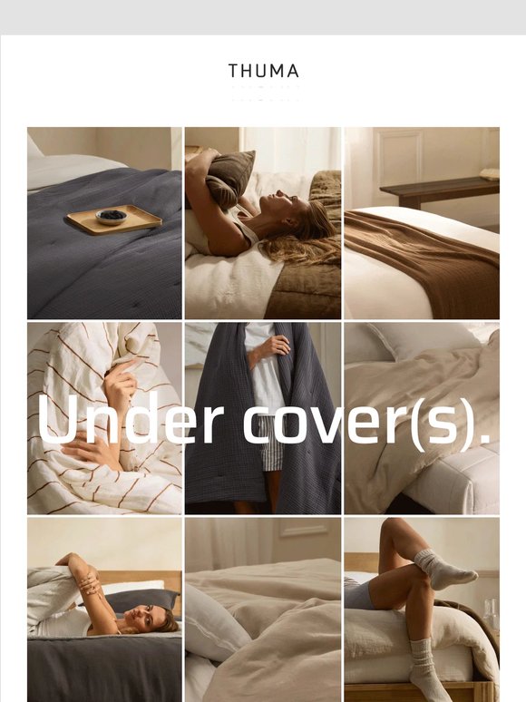 Pull the covers up.