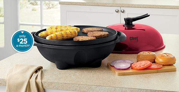 Chef Tested Indoor/Outdoor Electric Grill by Montgomery Ward 
