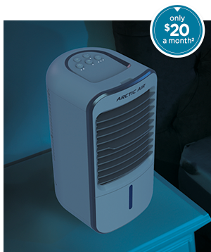 Arctic Air Turbo Chill XL Oscillating/Misting Personal-Space Cooler 