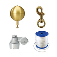 Flag pole hardware