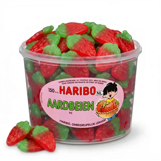 Haribo Silo Winegum Aardbeien 150 Stuks 1350 Gram