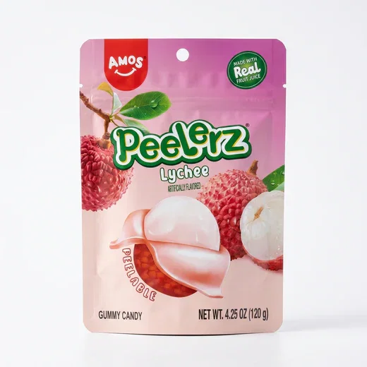 Amos Peelerz Gummy Lychee 120 Gram
