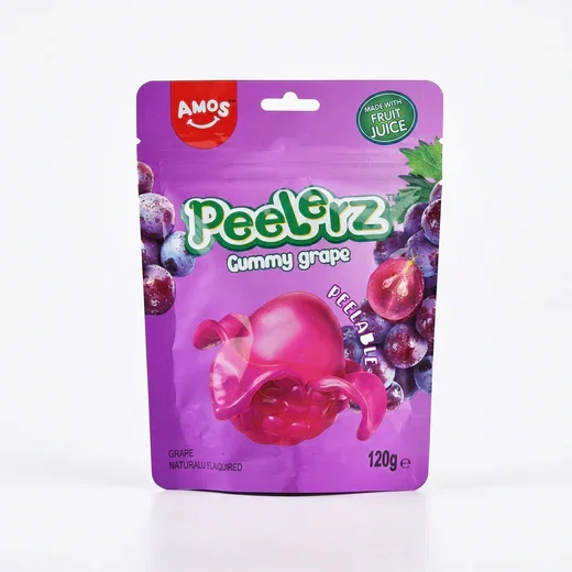 Amos Peelerz Gummy Grape 120 Gram
