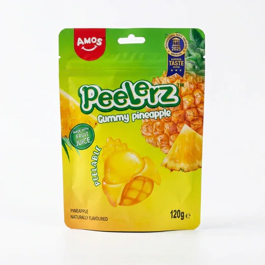 Amos Peelerz Gummy Pineapple 120 Gram