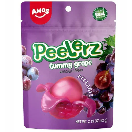Amos Peelerz Grape 65 Gram