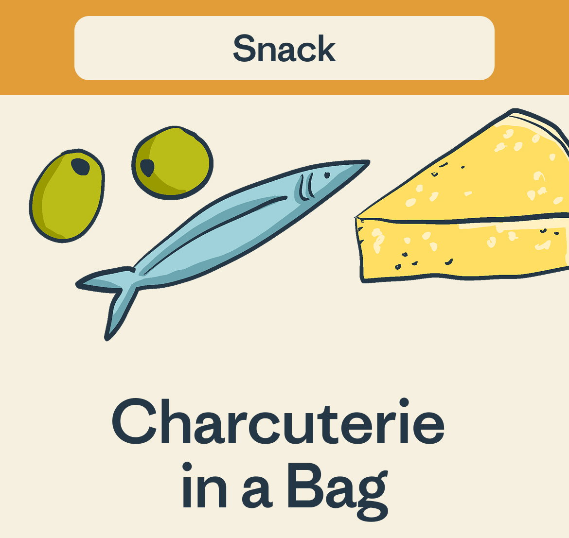 Snack Charcuterie in a Bag