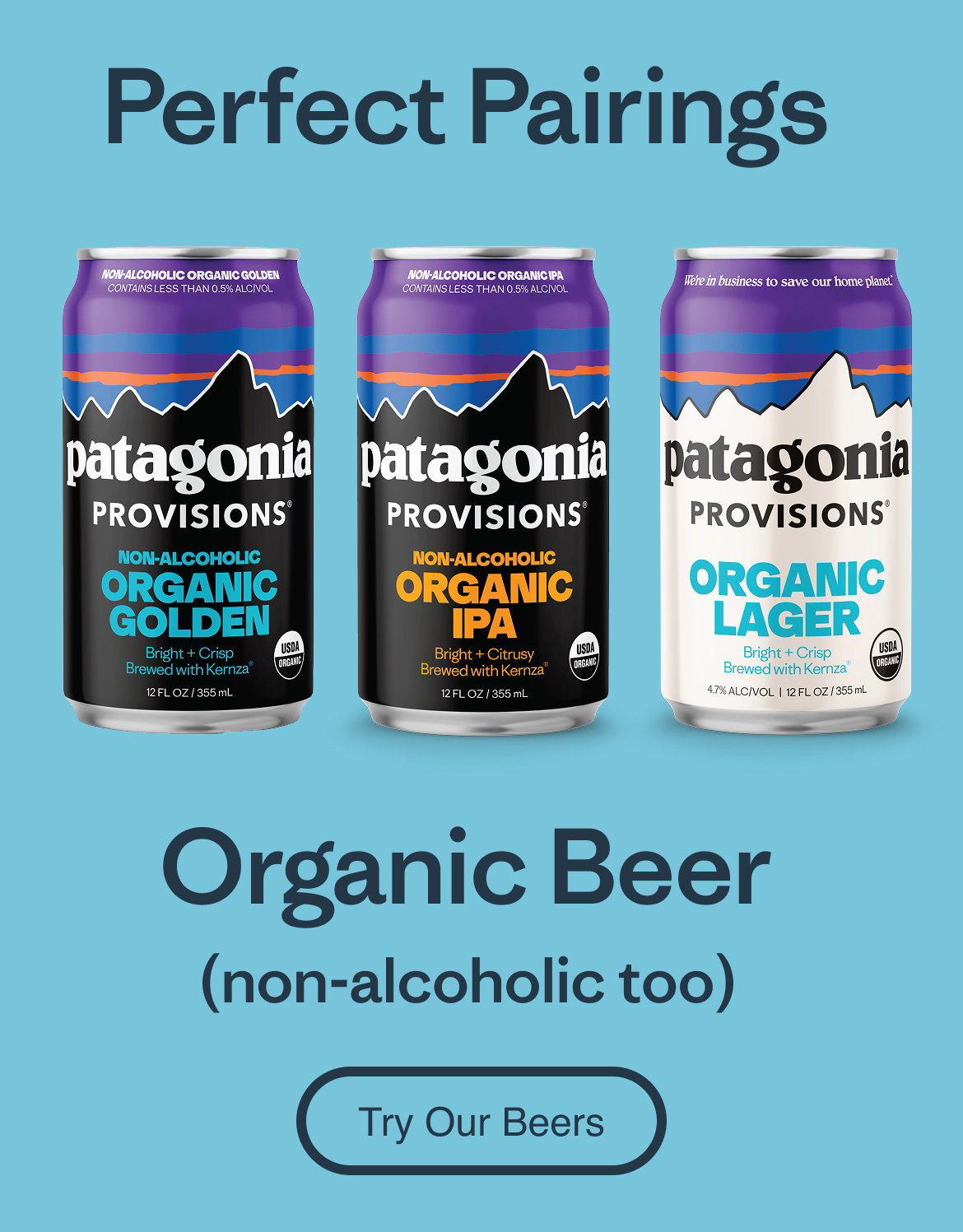 Perfect pairings, Find out organic beer