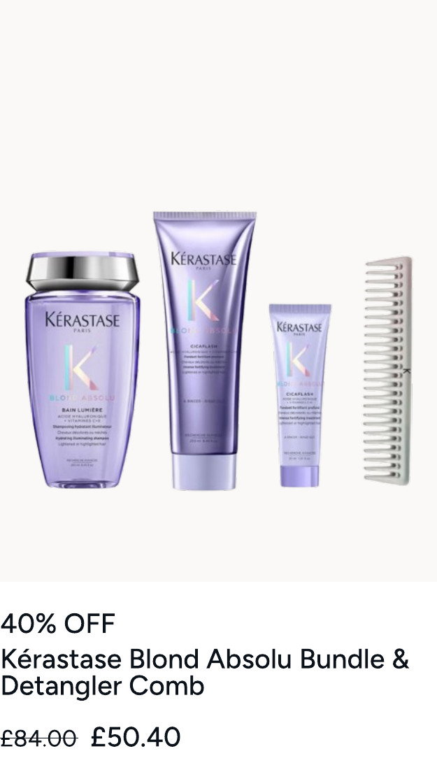 Kerastase Blond Absolu Bundle and Detangler Comb
