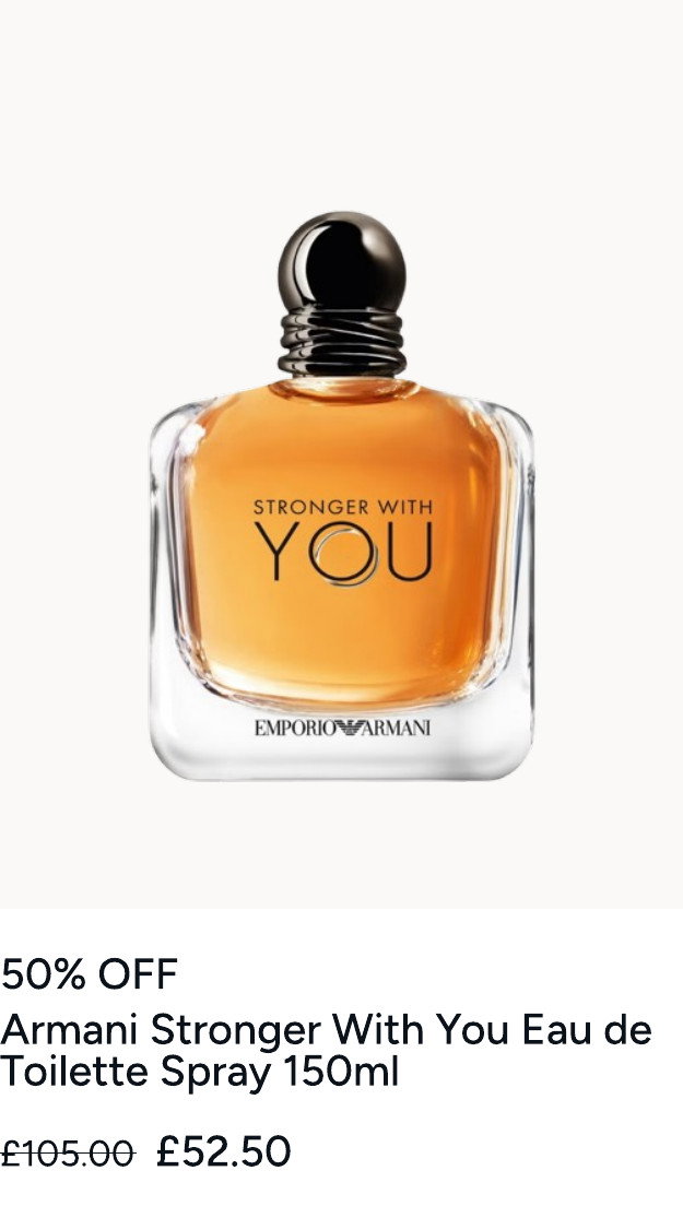 Armani Stronger With You Eau de Toilette Spray 150ml