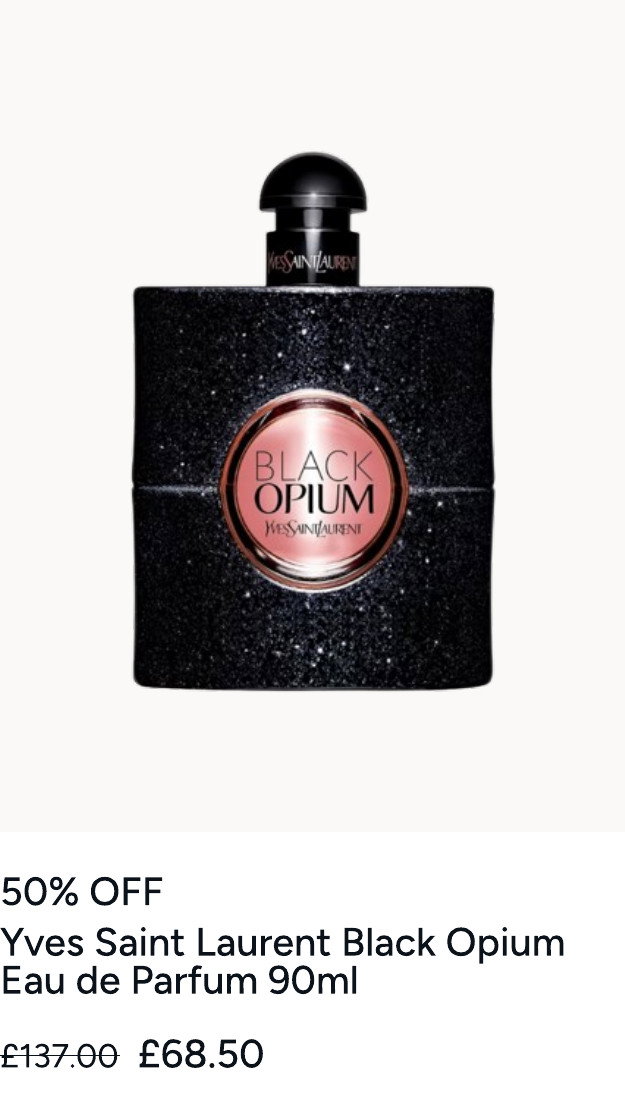 Yves Saint Laurent Black Opium Eau de Parfum 90ml