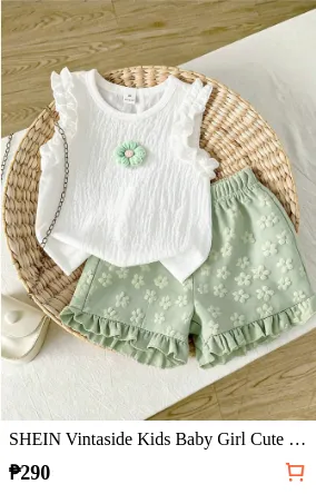 SHEIN Vintaside Kids Baby Girl...