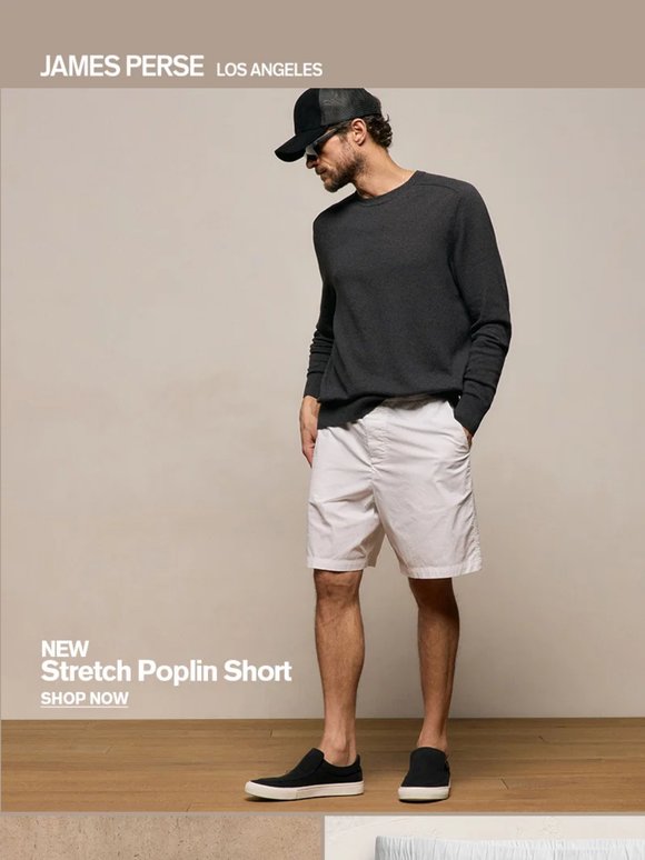 New Poplin Shorts