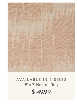 5' x 7' Neutral Rug