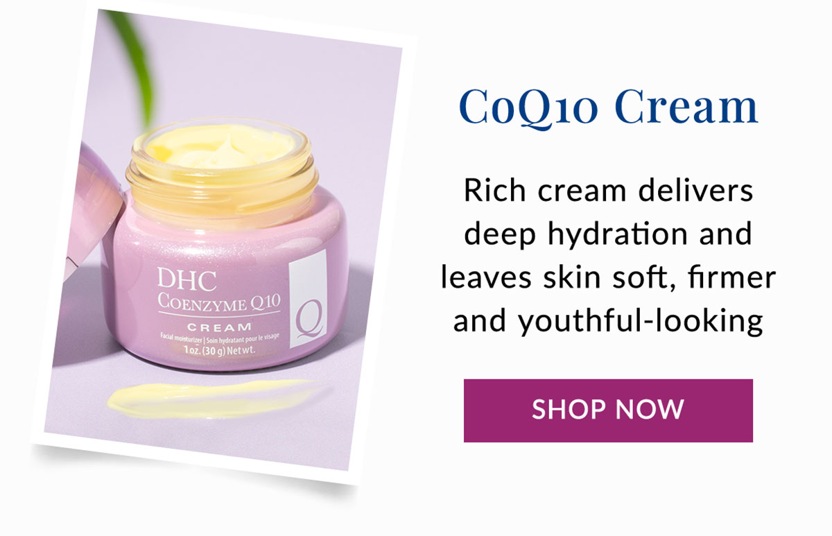 CoQ10 Cream leaves skin soft, firmer and youthful-looking