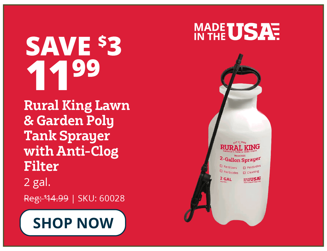 RK Poly Tank Sprayer