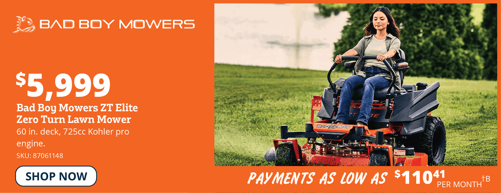 Bad Boy ZT Elite Zero Mower