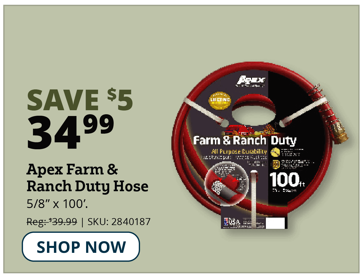 Apex Farm & Ranch Hose