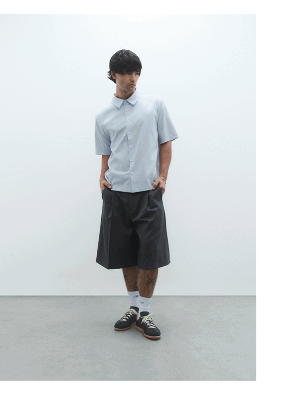 COMING SOON: Decadence Short Sleeve Shirt (ICE BLUE)