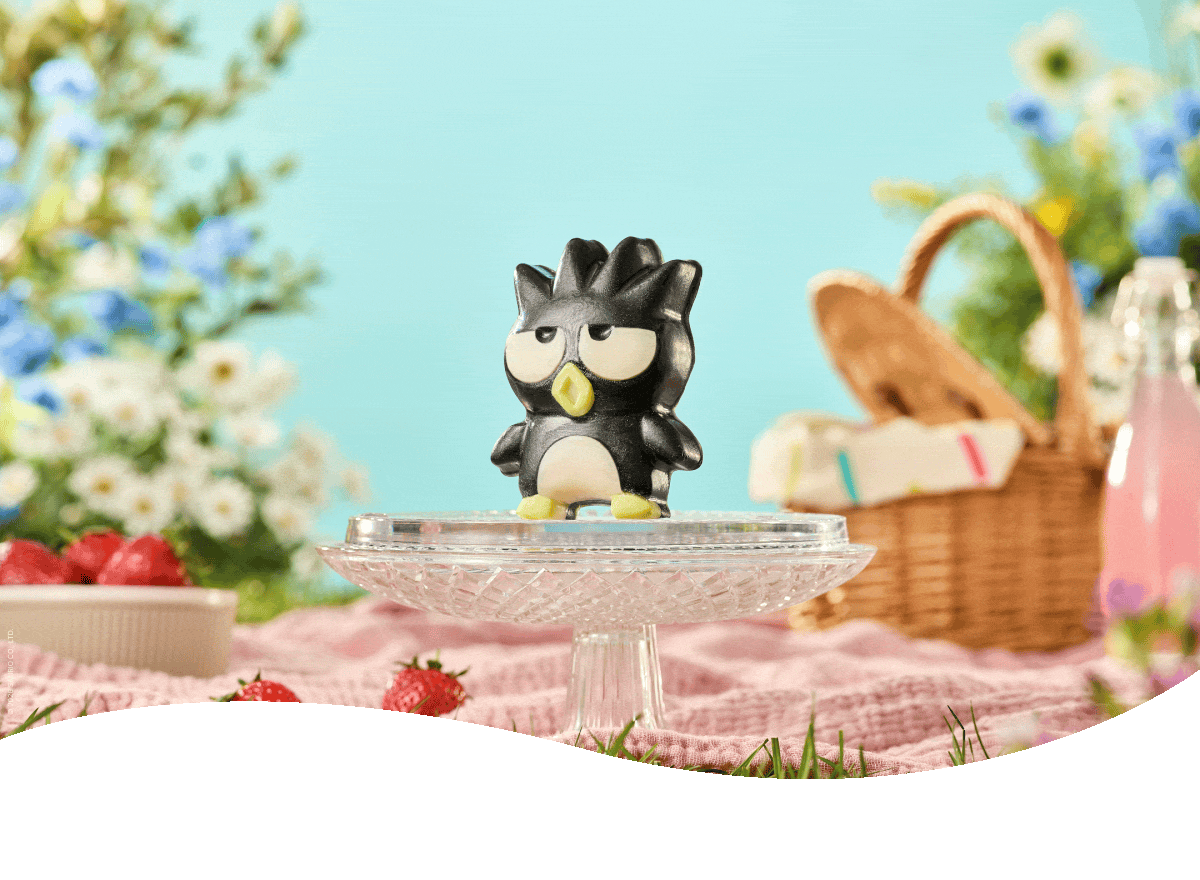 A slide show of products from the Lush × Sanrio Characters collection © 2026 SANRIO CO., LTD
