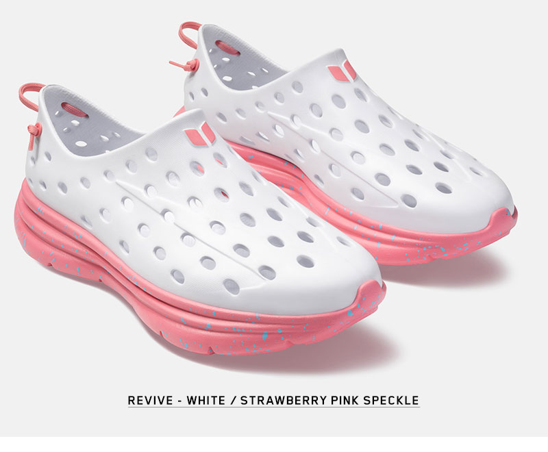 Revive - White / Strawberry Pink Speckle