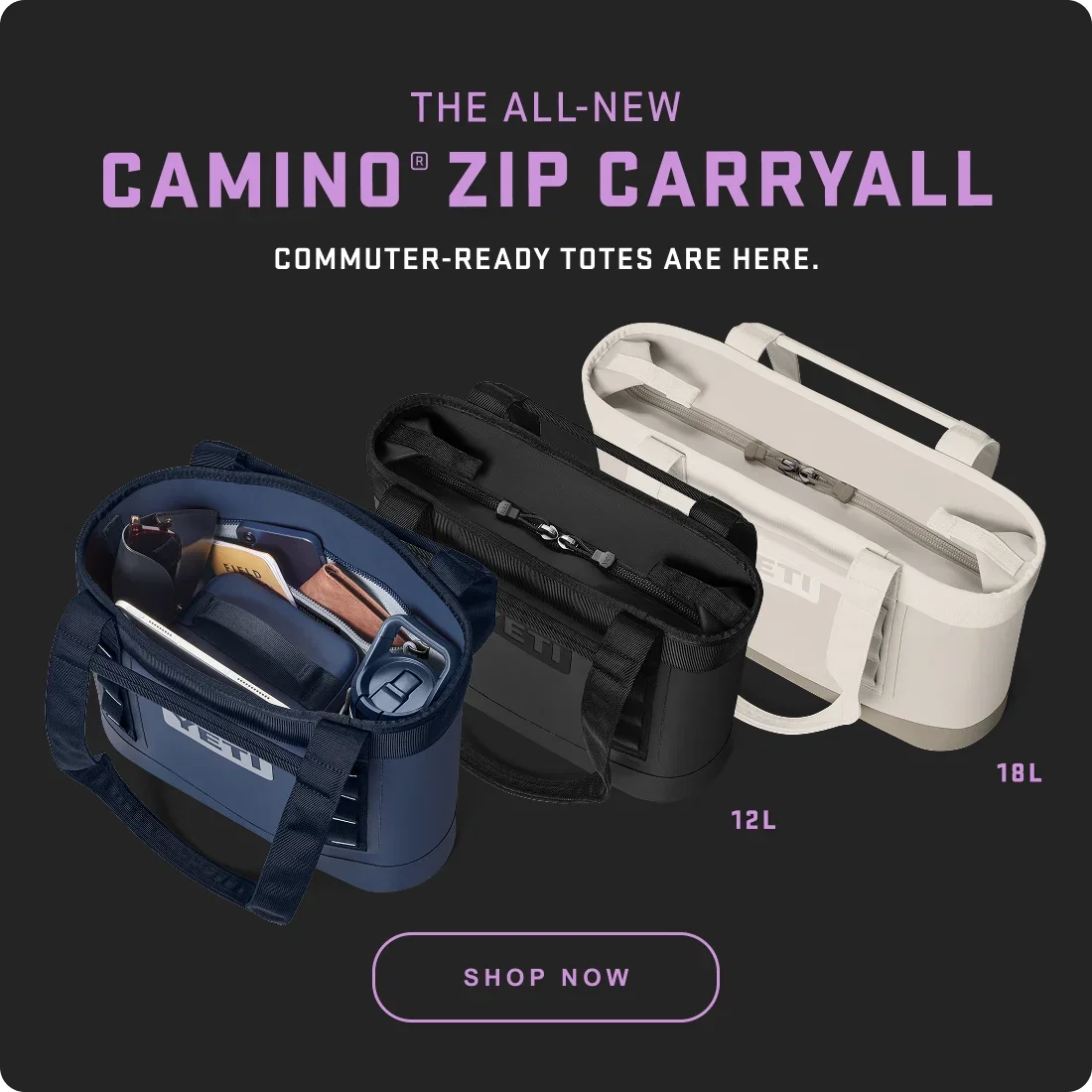 The All-New Camino® Zip Carryall.