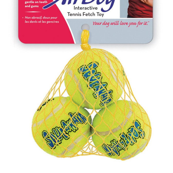S Kong Squeaky tennisball 3pk