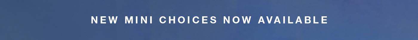 new mini choices now available