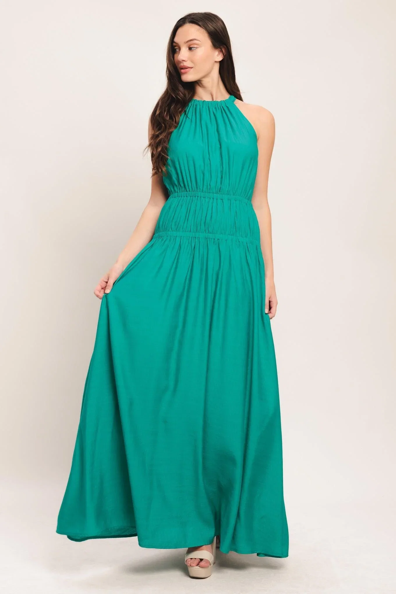 Image of River Walk Woven Maxi Dress
