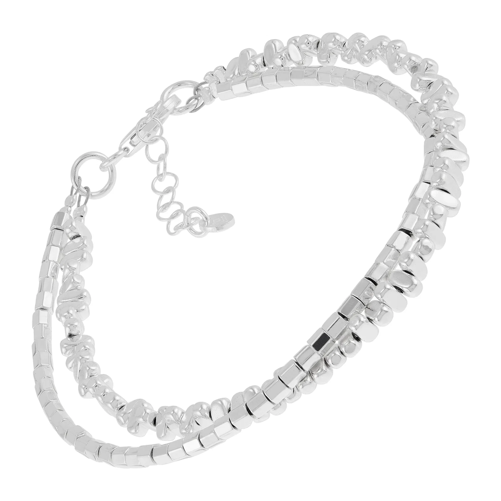Winter Bloom Bracelet, Hematite