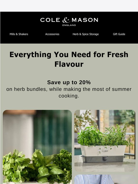 Save Up to 20% on Fresh Herb Essentials