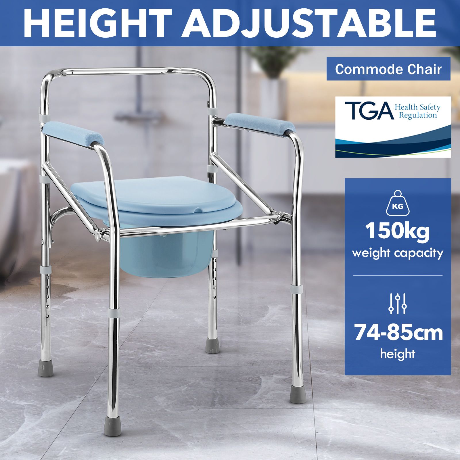 Commode Shower Chair