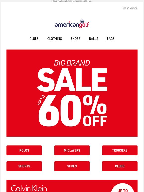 Up to 60% off - Sale now LIVE