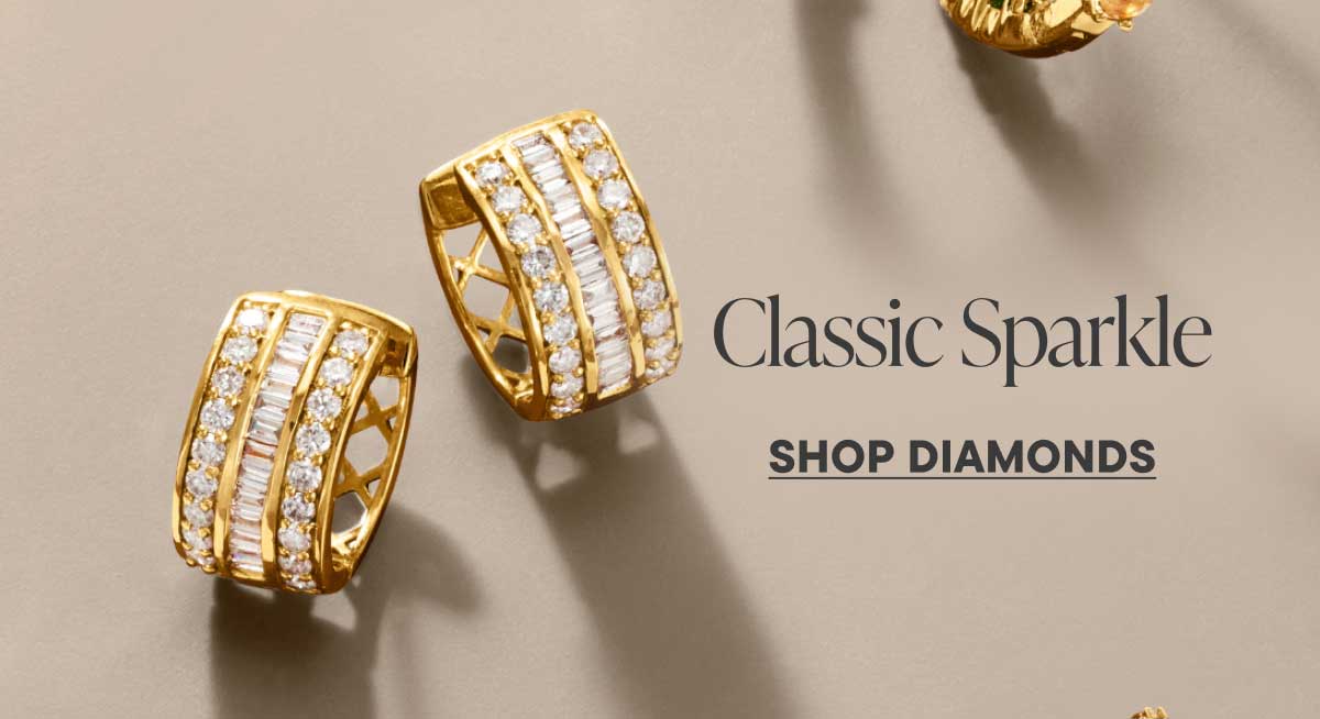 Classic Sparkle. Shop Diamonds
