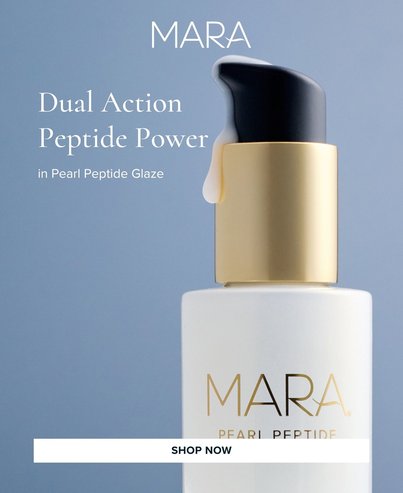 Dual Action Peptide Power in Pearl Peptide Glaze
