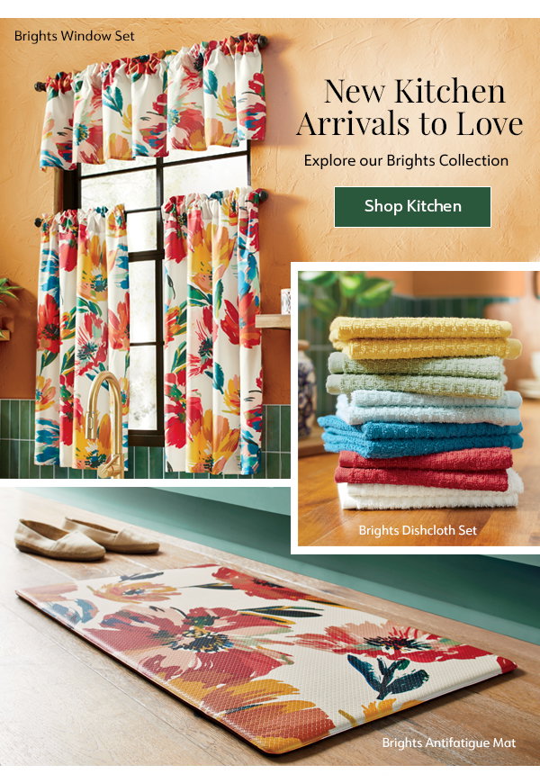 Stir Up Style with New Arrivals Check out our Brights Collection Shop Kitchen