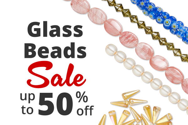 Glass Beads Sale - Up to 50% Off