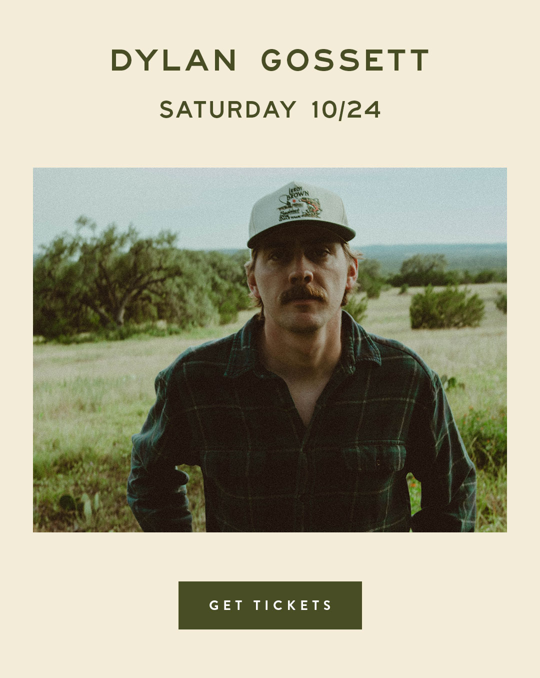 Dylan Gossett Tickets