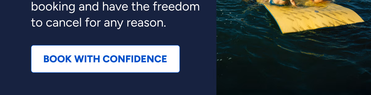 Book with confidence 
