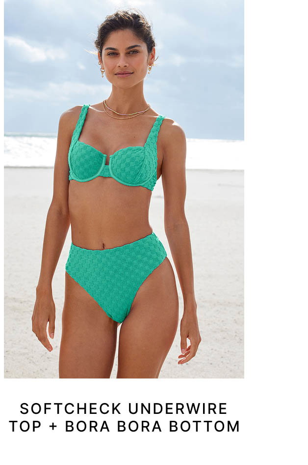 Softcheck Underwire Top + Bora Bora Bottom