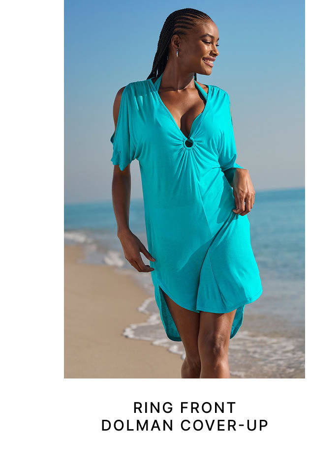Ring Front Dolman Cover-Up