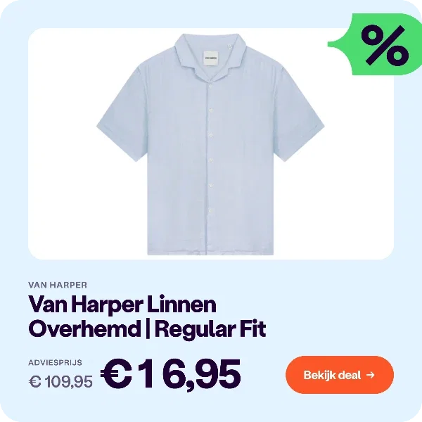 Van Harper Linnen Overhemd Regular Fit