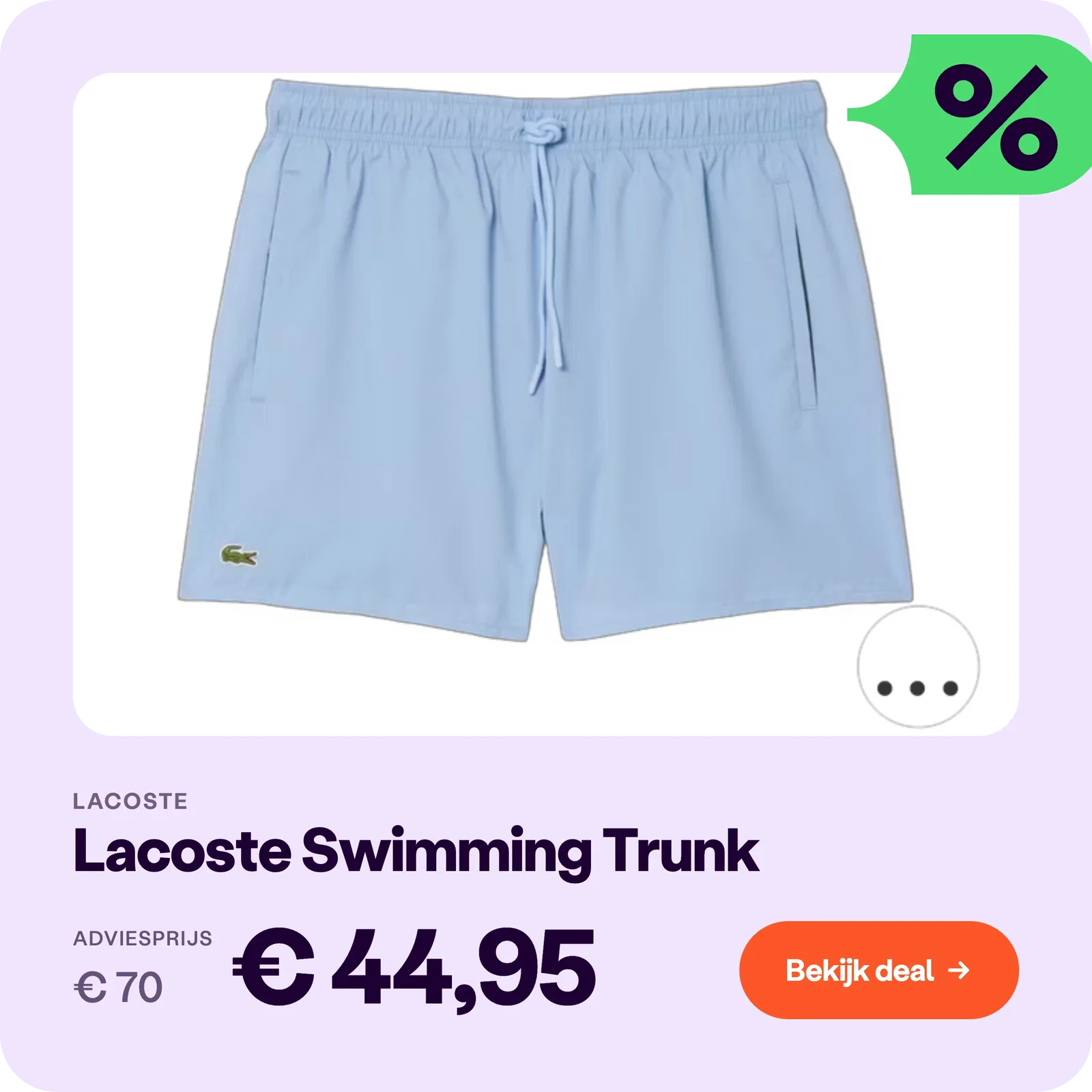 Lacoste Swimming Trunk