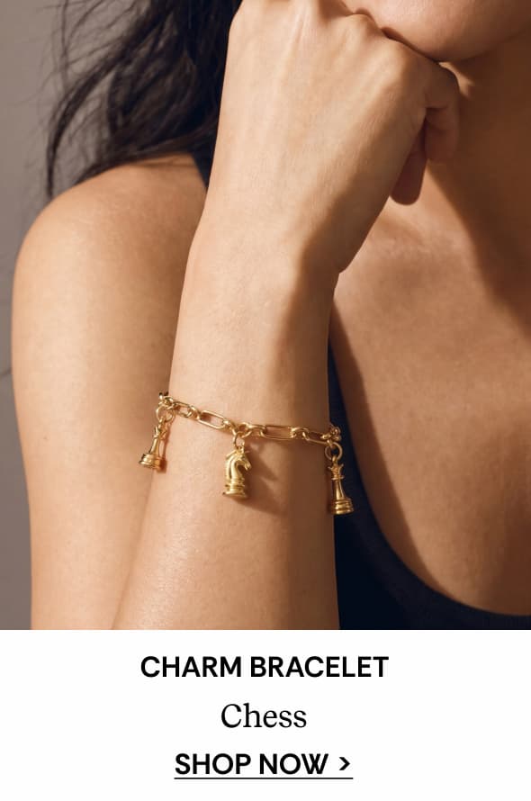 Shop Chess Charm Bracelet