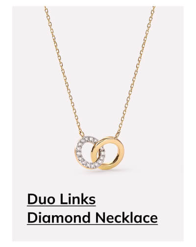 Duo Links Diamond Necklace Duo Links Diamond Necklace