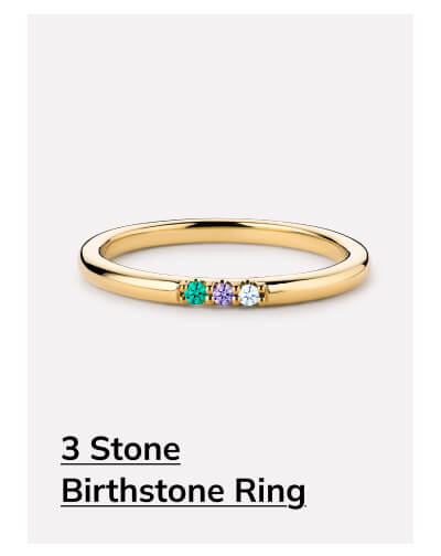 3 stones birthstone ring 3 stones birthstone ring