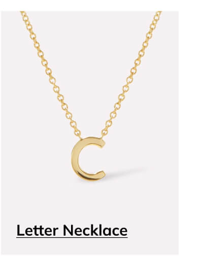 Letter Necklace Letter Necklace