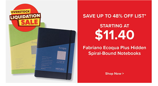 Fabriano Ecoqua Plus Hidden Spiral-Bound Notebooks
