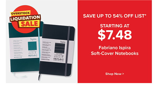 Fabriano Ispira Soft-Cover Notebooks