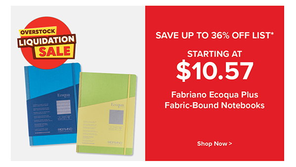 Fabriano Ecoqua Plus Fabric-Bound Notebooks
